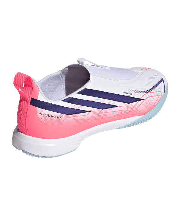 adidas F50 Hyperfast League LL IN Chaos vs Weiß - weiss