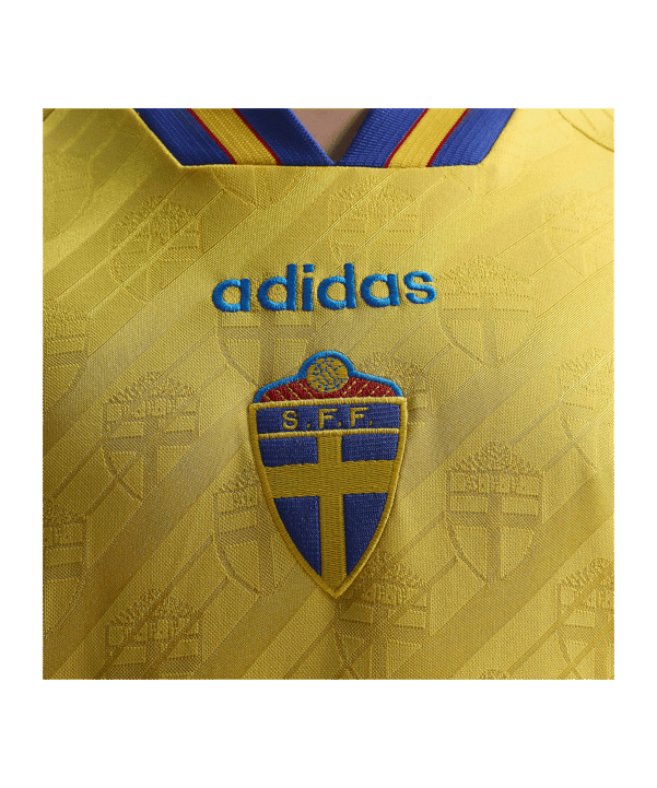 adidas SVFF Schweden Bringback 1994 Trikot Home Gelb - gelb