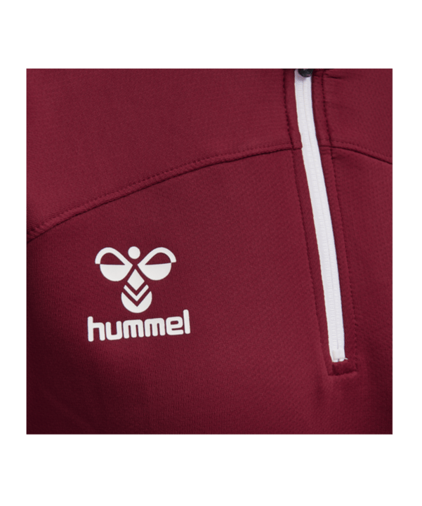 Hummel hmlLEAD HalfZip Sweatshirt Damen Rot F3584 - rot