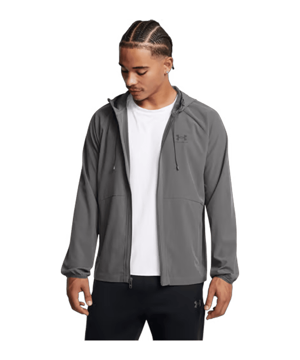 Under Armour Vibe Woven Jacke Grau F025 - grau