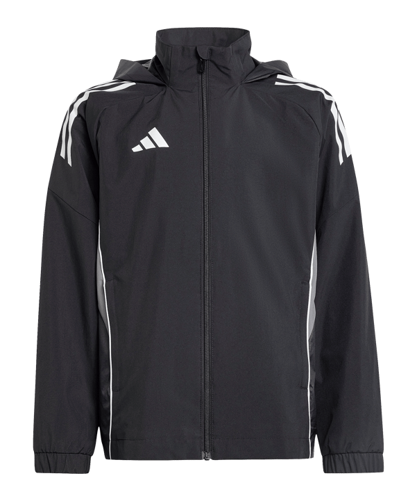 adidas Tiro 25 Competition Regenjacke Kids Schwarz - schwarz