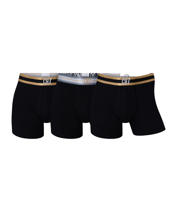 CR7 Basic Trunk Boxershort 3er Pack Schwarz F2758 - schwarz