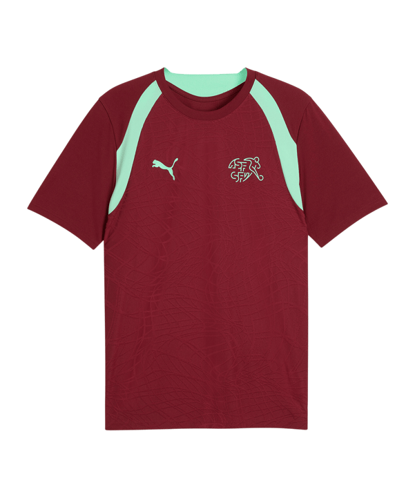 PUMA SFV Schweiz Trainingsshirt Rot F09 - rot