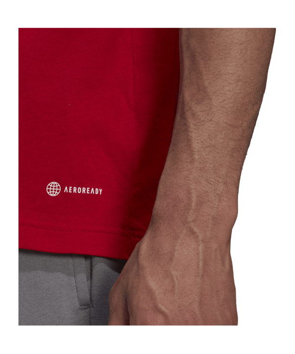 adidas Entrada 22 T-Shirt Rot - rot