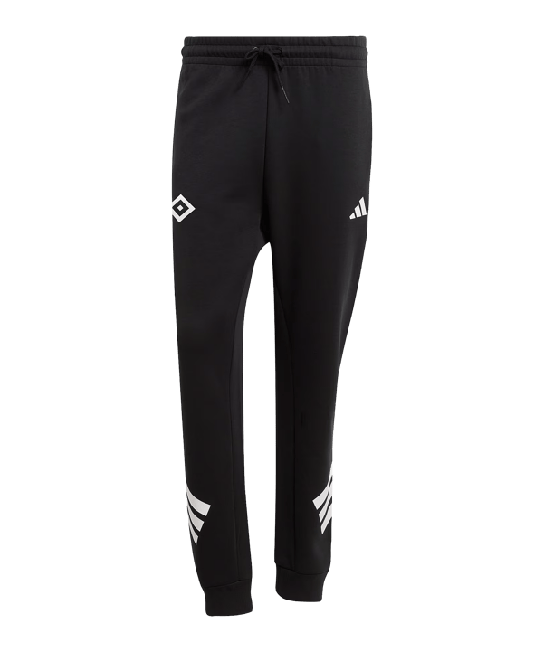 adidas Hamburger SV Jogginghose Schwarz - schwarz