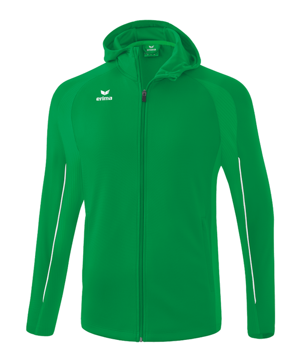 Erima Liga Star Kapuzenjacke Grün Weiss - gruen