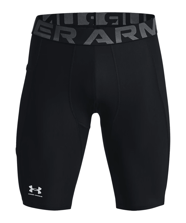 Under Armour HeatGear Long Short Schwarz F001 - schwarz
