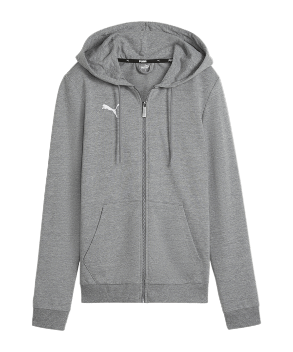 PUMA teamGOAL Casuals Kapuzenjacke Damen Grau F33 - grau