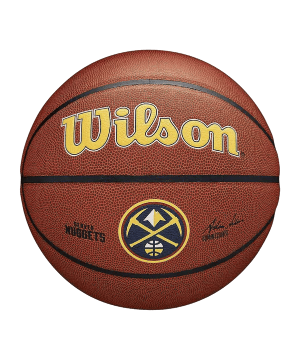 Wilson NBA Denver Nuggets Team Alliance Ball Braun Basketball Braun - braun