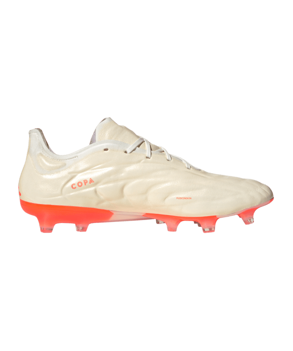 adidas COPA Pure.1 FG Heatspawn Weiss Orange - weiss