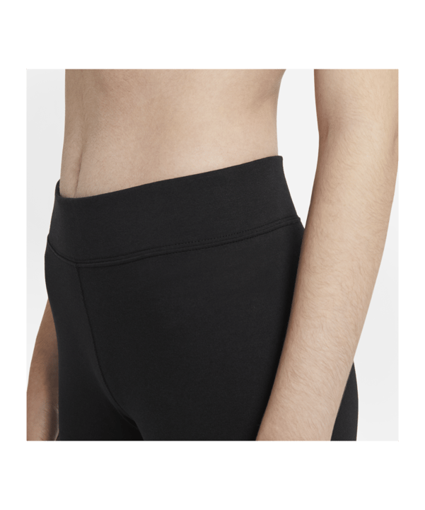 Nike Essentials Swoosh Leggings Damen Schwarz F010 - schwarz