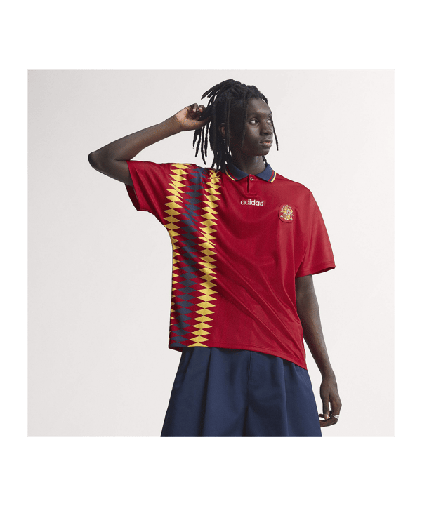 adidas FEF Spanien Bringback 1994 Trikot Home Rot - rot
