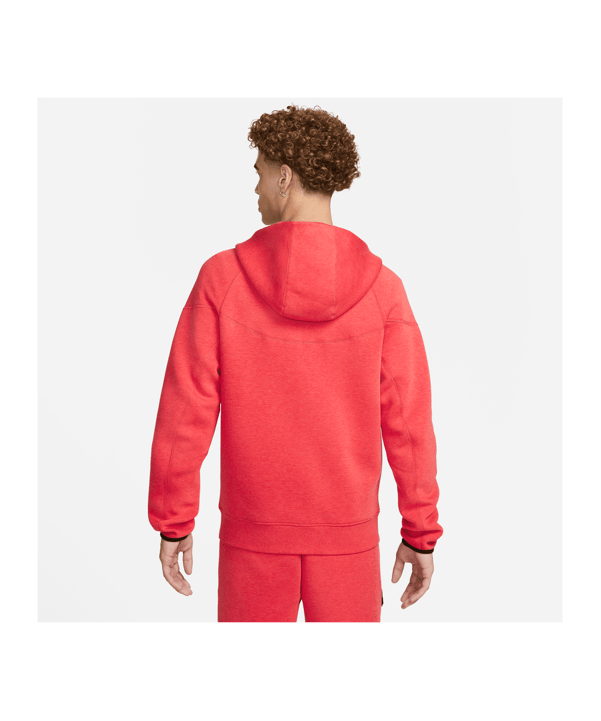 Nike Tech Windrunner Jacke Rot Schwarz F672 - rot