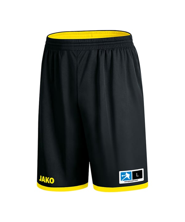 Jako Change 2.0 Wendeshort Basketball Schwarz F03 - gelb