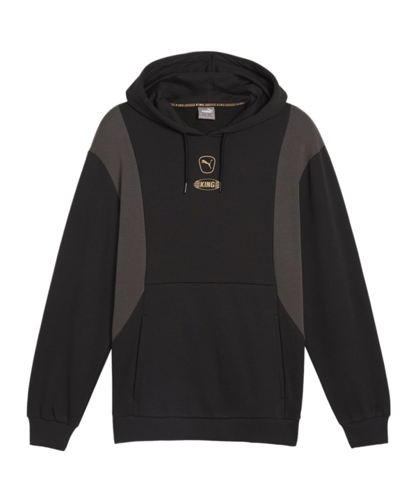 PUMA KING Top Hoody Schwarz Grau F04 - schwarz