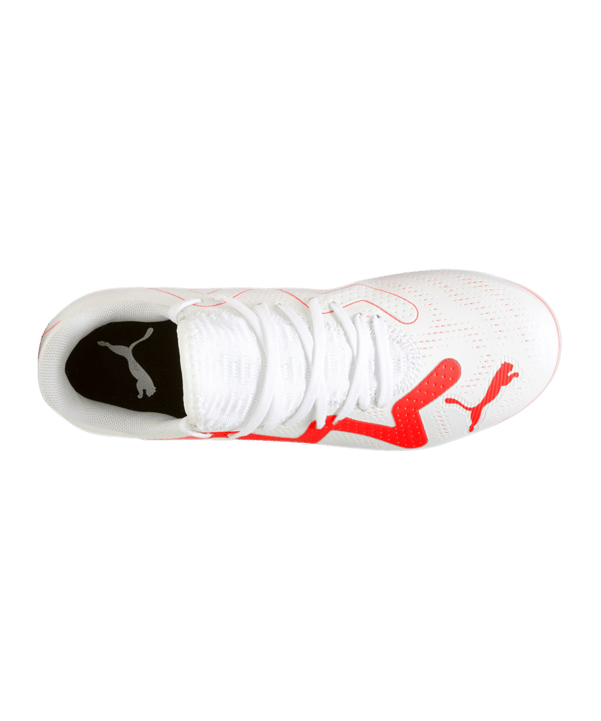 PUMA FUTURE Play FG/AG Breakthrough Jr Kids Weiss Rot Schwarz F01 - weiss