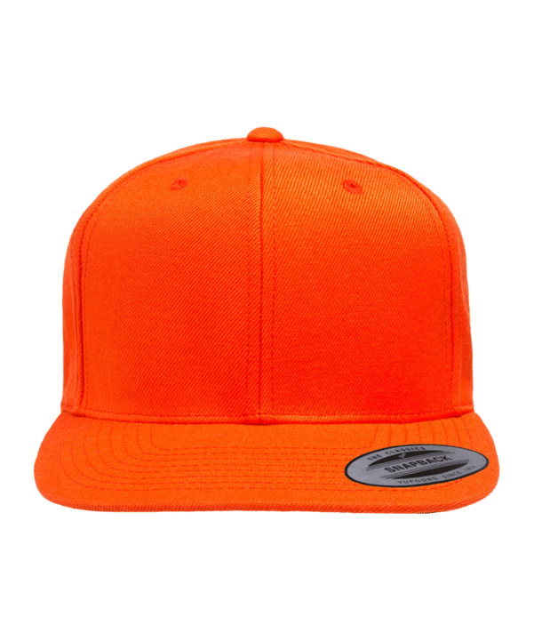 Merch Classic Snapback Cap Orange Green - orange