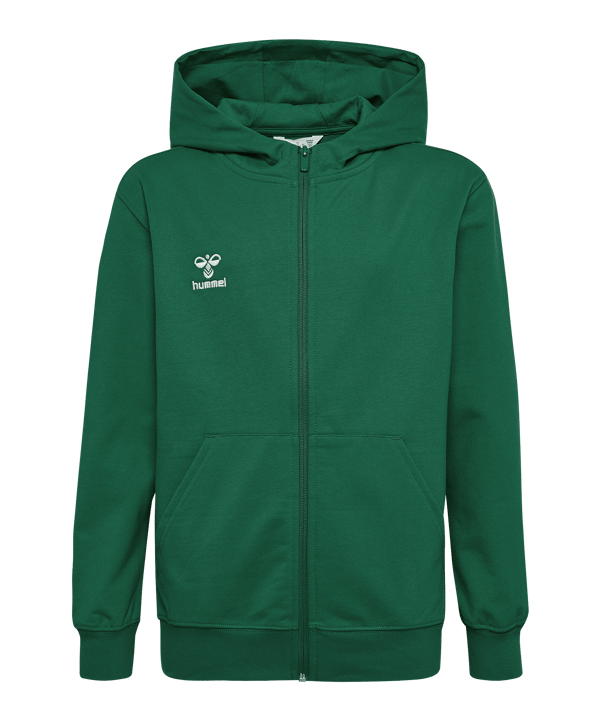 Hummel GO 2.0 Kapuzenjacke Kids Grün F6140 - gruen