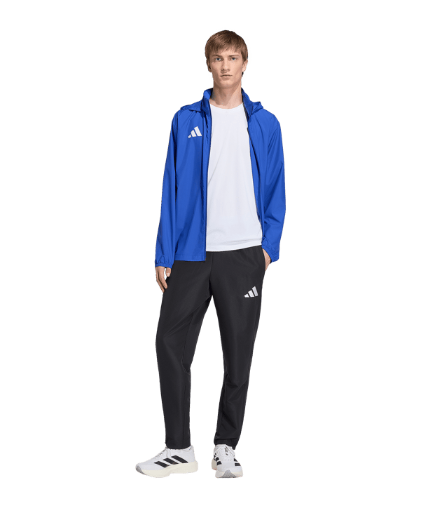adidas Entrada 26 Regenjacke Blau - blau