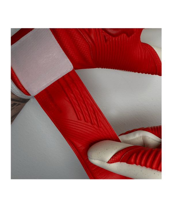 KEEPERsport Varan8 Pro NC Raw Impact  TW-Handschuhe Rot Weiss F166 - rot
