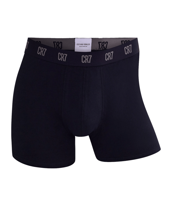 CR7 Basic Trunk 3-Pack Boxershort Schwarz - schwarz