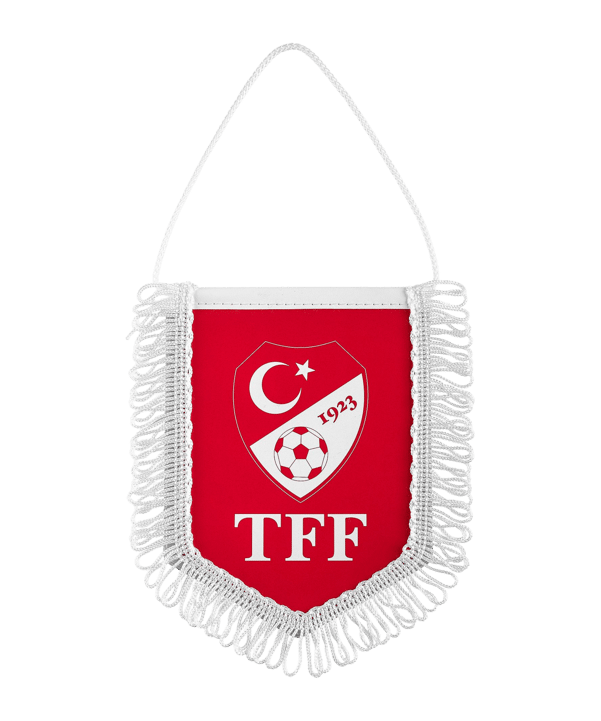Türkei TFF Wimpel Auto EM 2024 Rot - rot