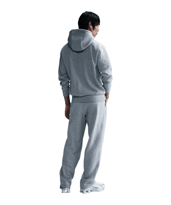 Nike Club Fleece Kapuzenjacke Grau F063 - grau