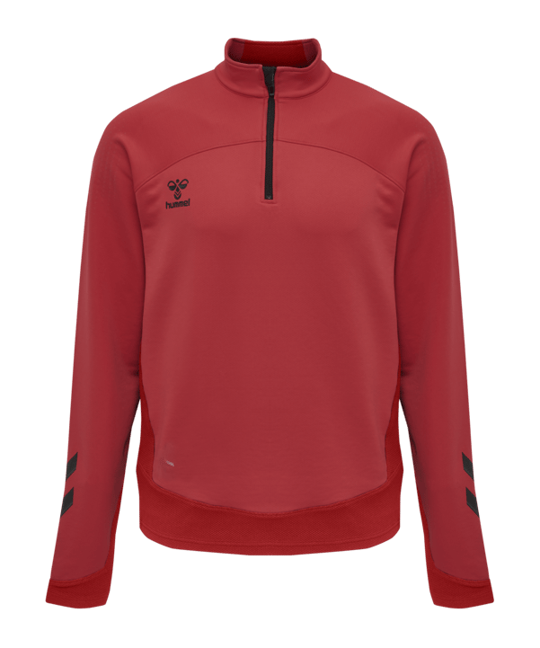 Hummel hmlLEAD HalfZip Sweatshirt Kids Rot F3062 - rot