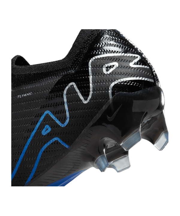 Nike Air Zoom Mercurial Vapor XV Elite FG Shadow Schwarz Silber Blau F040 - schwarz