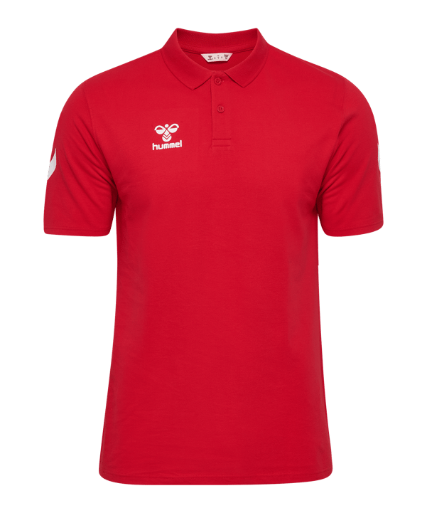 Hummel Go 2.0 Chevron Polo Rot F3062 - rot