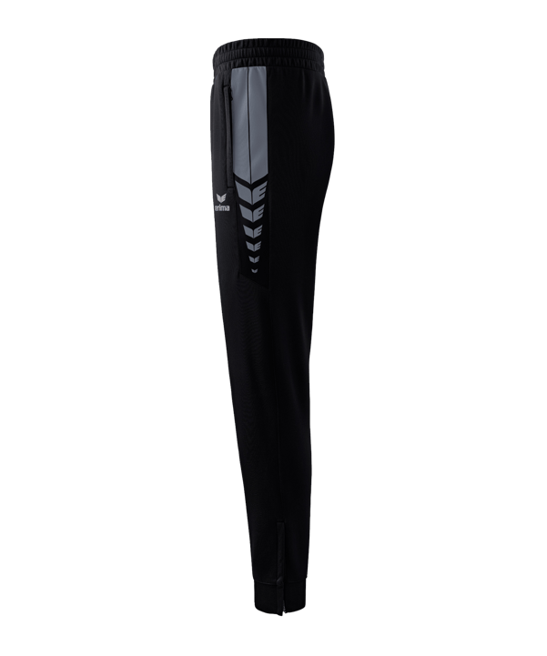 Erima Six Wings Worker Hose Kids Schwarz Grau - schwarz