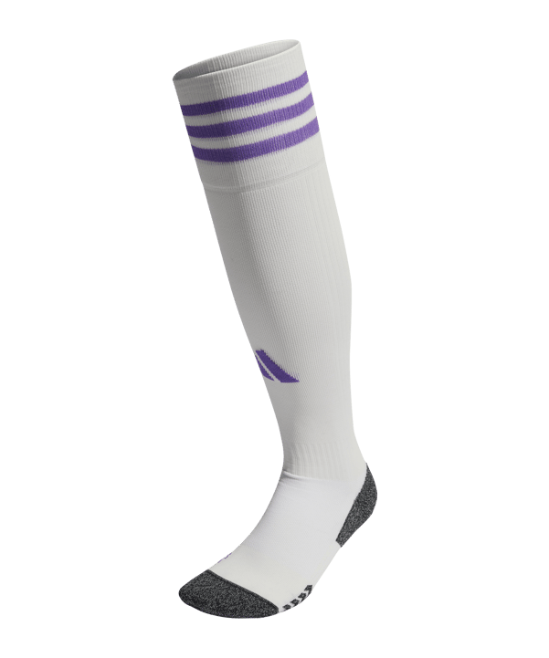 adidas Adisock 23 Strumpfstutzen Weiss Lila Grau - weiss