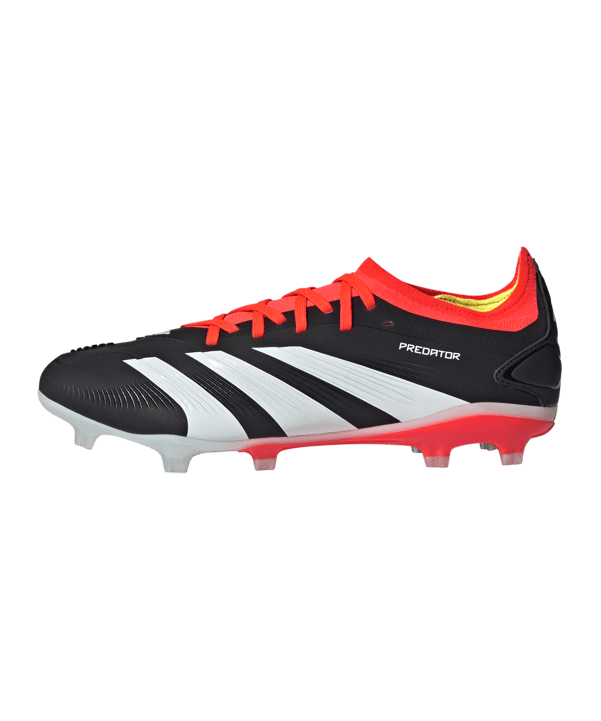 adidas Predator Pro FG Solar Energy Schwarz Weiss Rot - schwarz