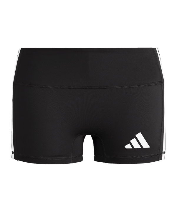 adidas Volleyball 3 Stripes 4" Short Damen Schwarz - schwarz