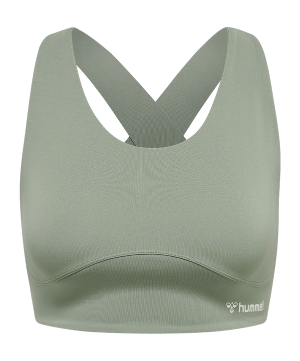 Hummel hmlMT Grace Sport-BH Damen Grün F2103 - gruen