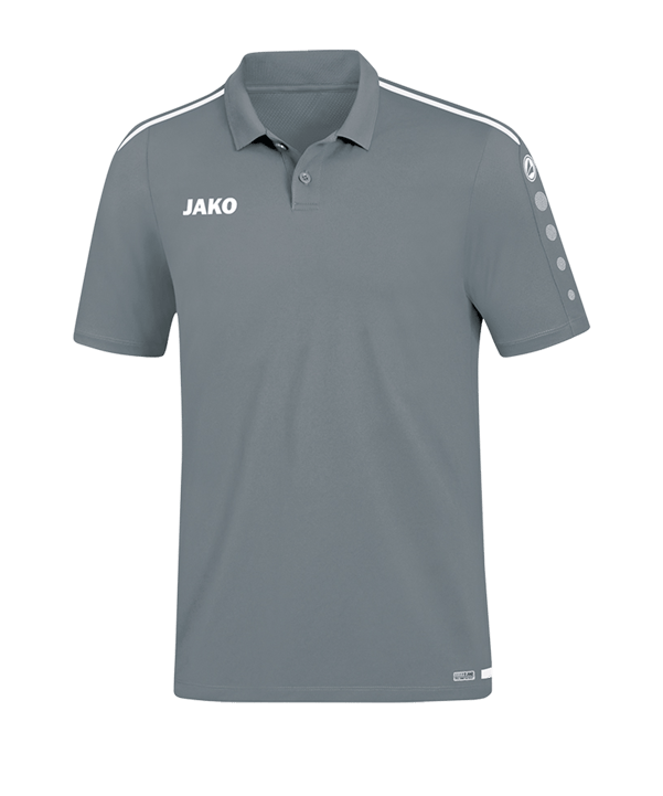 Jako Striker 2.0 Poloshirt Grau Weiss F40 - grau