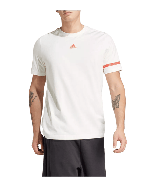 adidas T-Shirt Weiß - weiss