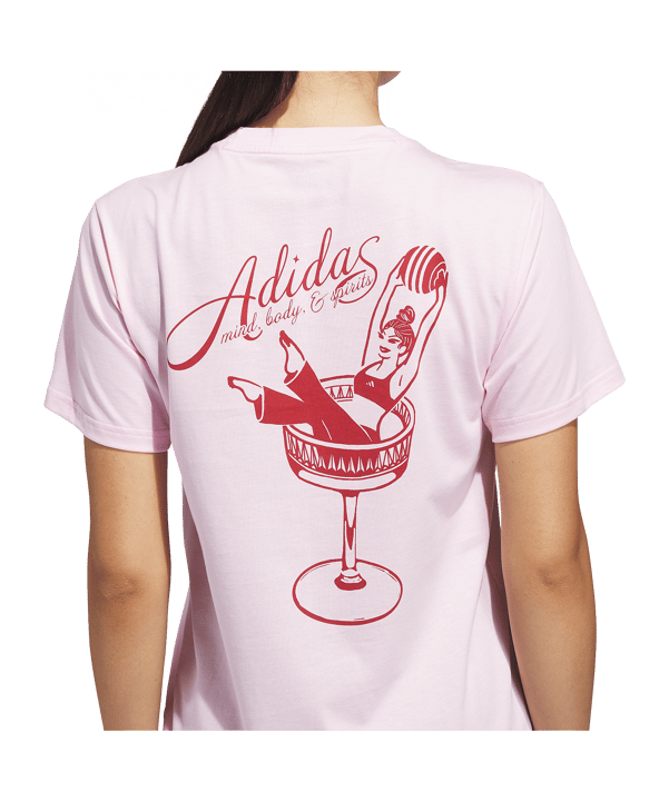adidas Mind Body & Spirit T-Shirt Damen Rosa - rosa