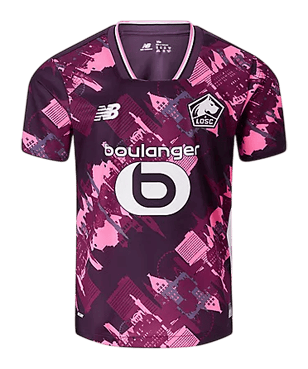 New Balance LOSC Lille Short Away 2025/2026 Kids Mehrfarbig FFOU - mehrfarbig