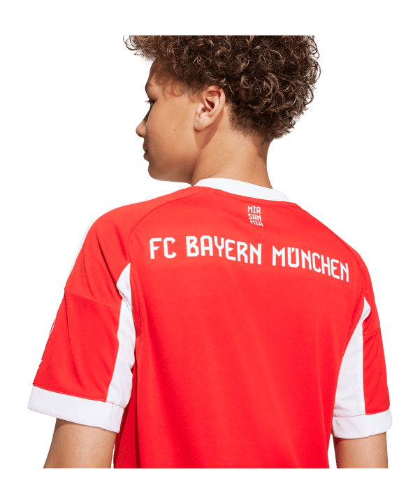 adidas FC Bayern München Trikot Home 2025/2026 Kids Rot - rot