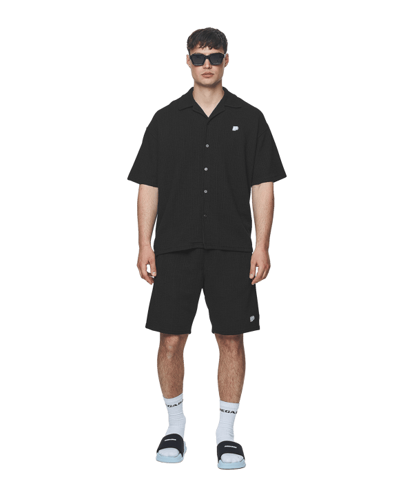 Pegador Libco Structured Knit Hemd Schwarz - schwarz