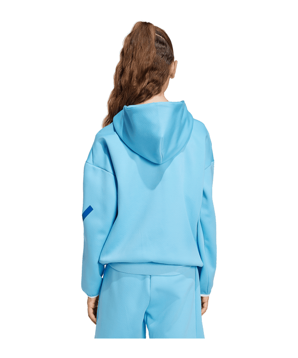 adidas Messi ZNE Hoody Kids Blau - blau
