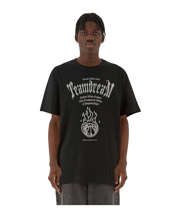 Mister Tee Teamdream Heavy Oversize T-Shirt Schwarz - schwarz