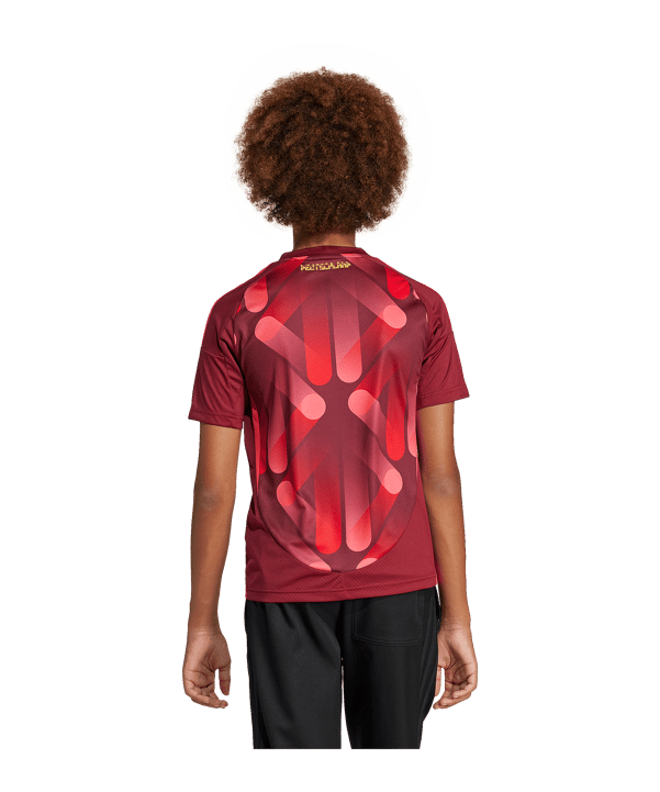 adidas Deutschland Trikot Auswärts EM 2025 Kids Rot - rot