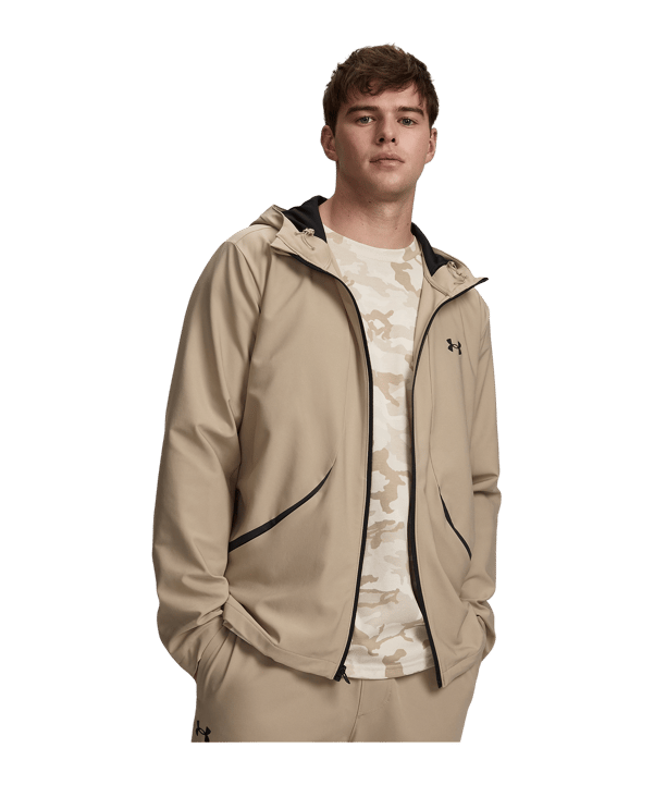 Under Armour Unstoppable Woven Jacke Braun F299 - braun
