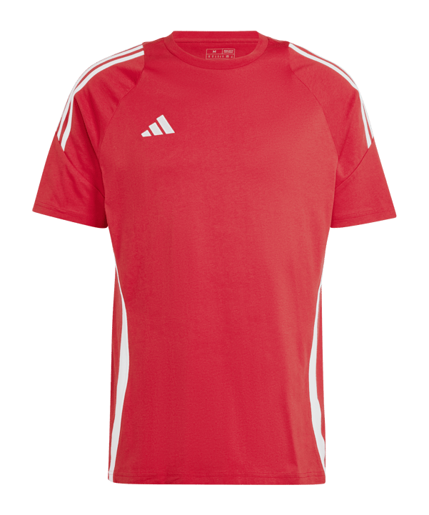 adidas Tiro 24 T-Shirt Rot Weiss - rot