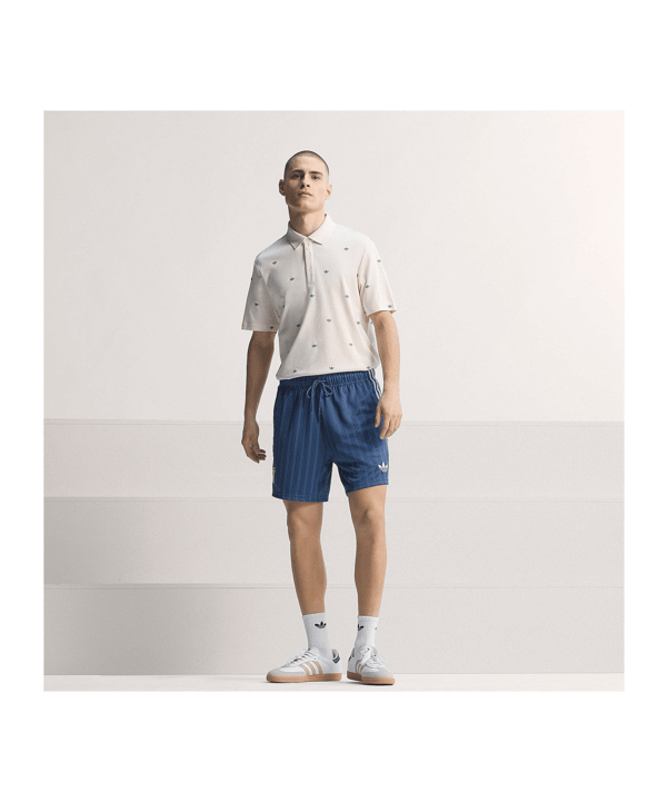 adidas FIGC Italien Originals Short Blau - blau