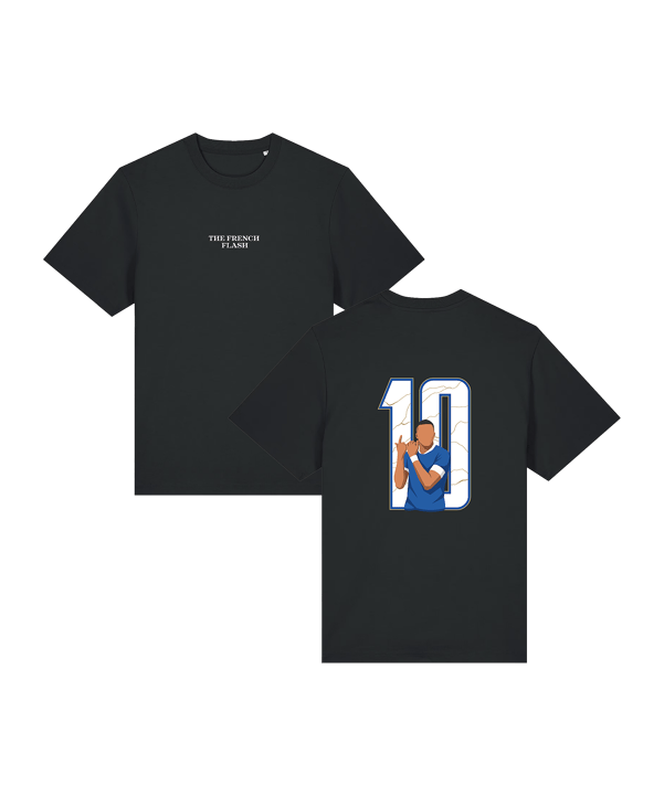 11teamsports Frankreich "THE FRENCH FLASH" T-Shirt WM 2026 Schwarz - schwarz
