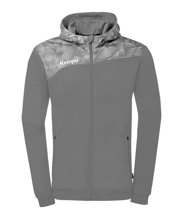 Kempa Athletics 29 Kapuzenjacke Kids Grau F37 - grau