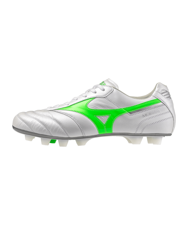 Mizuno Morelia II Elite FG Frontier Weiss Grün F37 - weiss